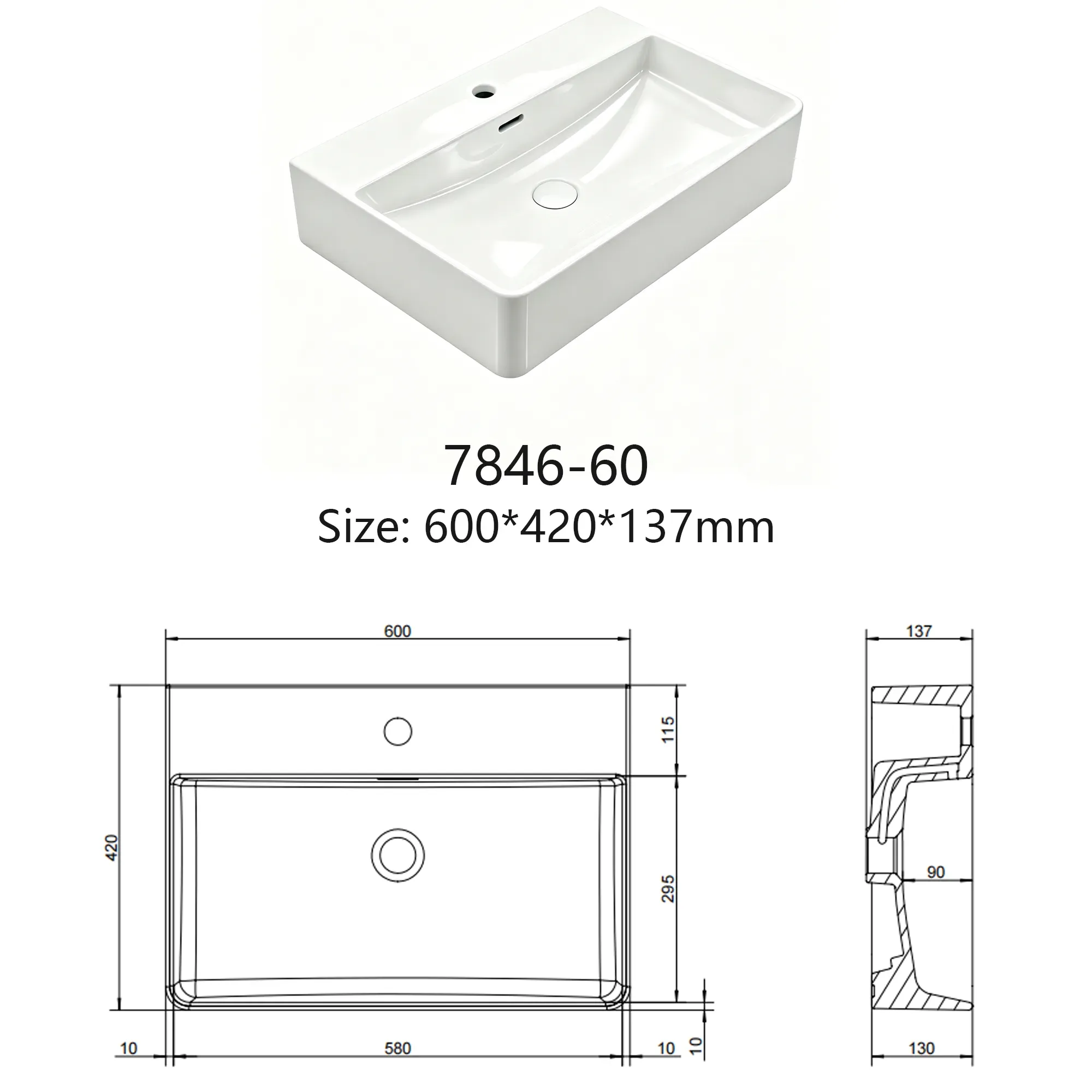 Jetman countertop basins