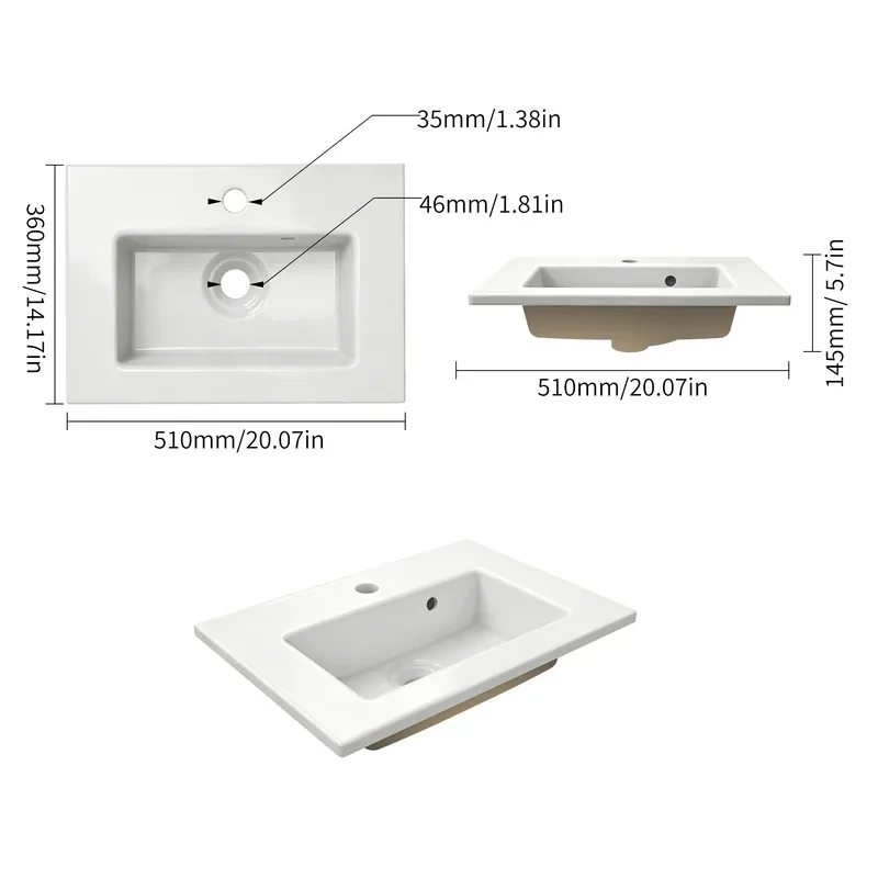 Jetman vanity basins